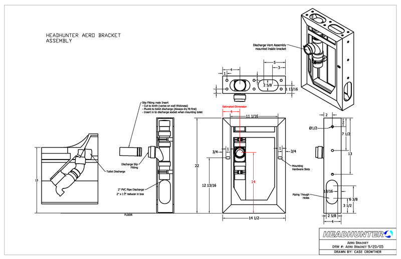 Royal Flush Aero Support Bracket