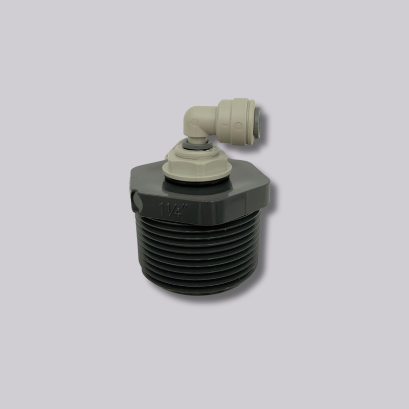 1 1/4" PVC Tank Insert Fitting