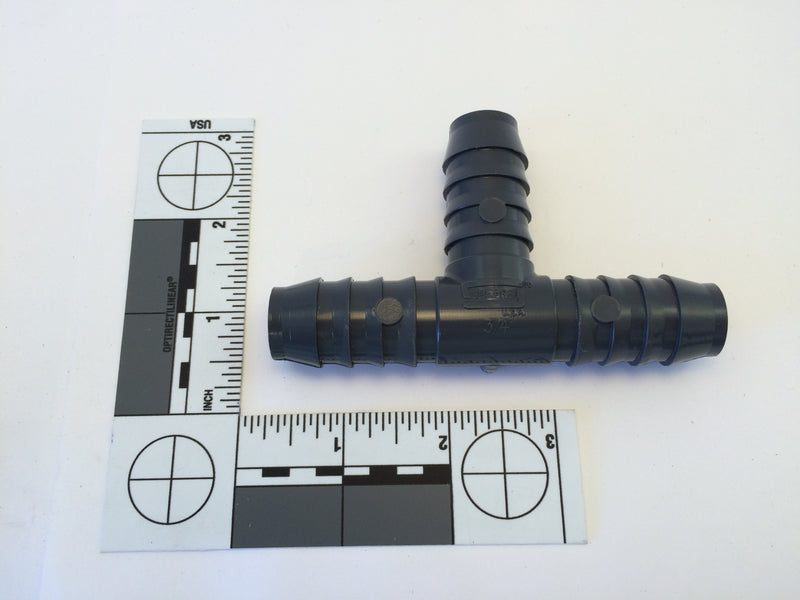 3/4” PVC BARBED INSERT TEE 1401-007