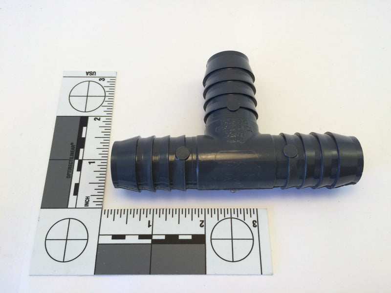 1" PVC BARBED INSERT TEE 1401-010