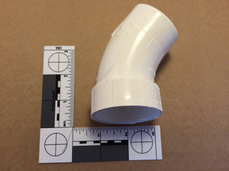 1 1/2" DWV STREET ELL 45° (H x S) 323-015 #3408