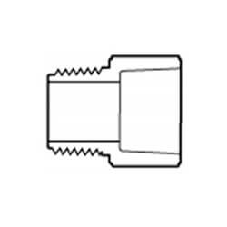 1" CPVC MIPT x SOCKET SCH 80 MALE ADAPTER