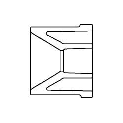 1" SPIGOT x 1/2" SOCKET CPVC SCH 80 REDUCER BUSHING