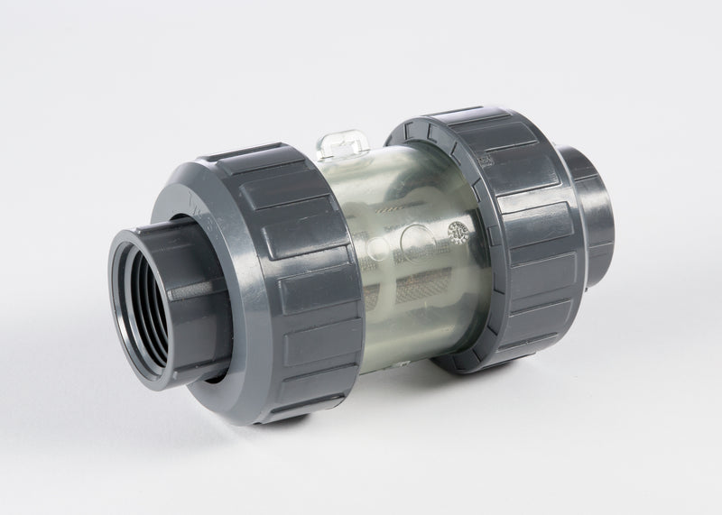 ILS-1000 1" FPT True Union inline strainer-with 500 micron basket