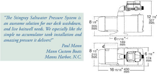 StingRay Saltwater Pressure Pump